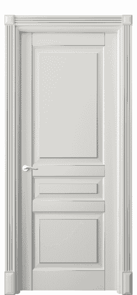 Дверь межкомнатная 0711 БСРС. Цвет Бук серый с серебром. Материал  Массив бука эмаль с патиной. Коллекция Lignum. Картинка.