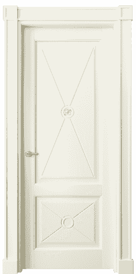 Дверь межкомнатная 6363 МБМ. Цвет Бук молочно-белый. Материал Массив бука эмаль. Коллекция Toscana Litera. Картинка.