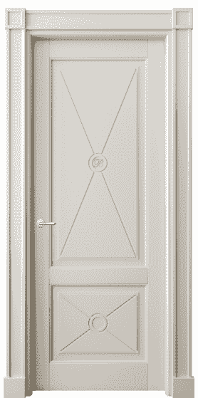 Дверь межкомнатная 6363 БОС. Цвет Бук облачный серый. Материал Массив бука эмаль. Коллекция Toscana Litera. Картинка.