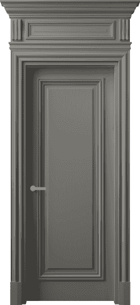 Дверь межкомнатная 7301 БКЛС. Цвет Бук классический серый. Материал Массив бука эмаль. Коллекция Antique. Картинка.