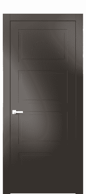 Дверь межкомнатная 8004 МАН. Цвет Матовый антрацит. Материал Гладкая эмаль. Коллекция Neo Classic. Картинка.