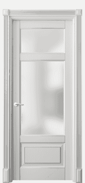 Дверь межкомнатная 0720 БСРС САТ. Цвет Бук серый с серебром. Материал  Массив бука эмаль с патиной. Коллекция Lignum. Картинка.