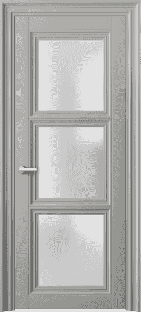 Дверь межкомнатная 2504 МНСР САТ. Цвет Матовый нейтральный серый. Материал Гладкая эмаль. Коллекция Centro. Картинка.