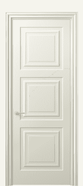 Дверь межкомнатная 8431 ММБ . Цвет Матовый молочно-белый. Материал Гладкая эмаль. Коллекция Mascot. Картинка.