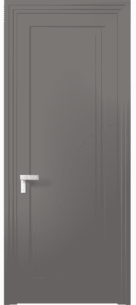 Дверь межкомнатная 8301 МКЛС. Цвет Матовый классический серый. Материал Гладкая эмаль. Коллекция Rocca. Картинка.