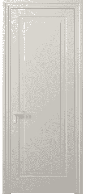 Дверь межкомнатная 8301 МОС. Цвет Матовый облачно-серый. Материал Гладкая эмаль. Коллекция Rocca. Картинка.