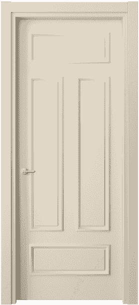 Дверь межкомнатная 8143 ММЦ. Цвет Матовый марципановый. Материал Гладкая эмаль. Коллекция Paris. Картинка.