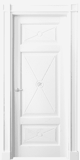 Дверь межкомнатная 6367 ББЛ. Цвет Бук белоснежный. Материал Массив бука эмаль. Коллекция Toscana Litera. Картинка.