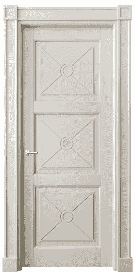 Дверь межкомнатная 6369 БОС. Цвет Бук облачный серый. Материал Массив бука эмаль. Коллекция Toscana Litera. Картинка.