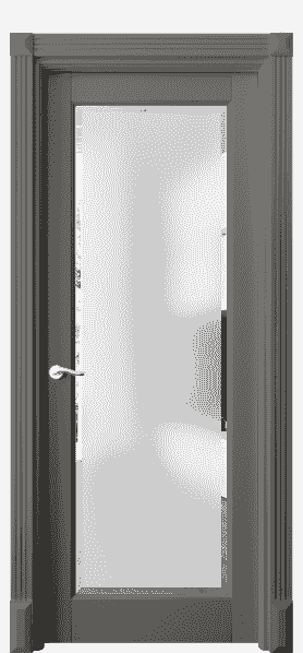 Дверь межкомнатная 0700 БКЛС САТ-Ф. Цвет Бук классический серый. Материал Массив бука эмаль. Коллекция Lignum. Картинка.