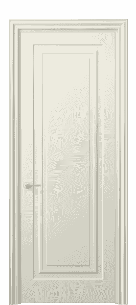 Дверь межкомнатная 8401 ММБ . Цвет Матовый молочно-белый. Материал Гладкая эмаль. Коллекция Mascot. Картинка.