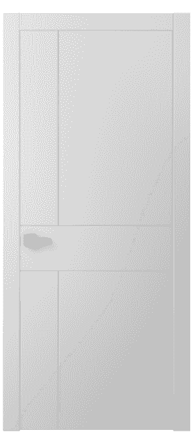 Дверь межкомнатная 8056 МБЛ . Цвет Матовый белоснежный. Материал Гладкая эмаль. Коллекция Linea. Картинка.