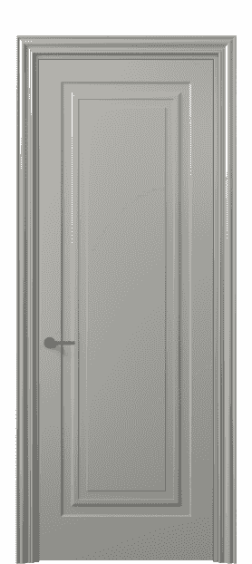 Дверь межкомнатная 8401 МНСР . Цвет Матовый нейтральный серый. Материал Гладкая эмаль. Коллекция Mascot. Картинка.