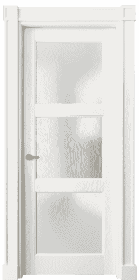 Дверь межкомнатная 6310 БЖМ САТ. Цвет Бук жемчуг. Материал Массив бука эмаль. Коллекция Toscana Elegante. Картинка.
