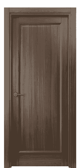 Дверь межкомнатная 1401 ШОЯ. Цвет Шоколадный ясень. Материал Ciplex ламинатин. Коллекция Galant. Картинка.