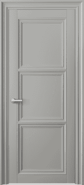 Дверь межкомнатная 2503 МНСР. Цвет Матовый нейтральный серый. Материал Гладкая эмаль. Коллекция Centro. Картинка.
