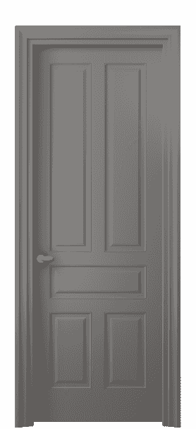 Дверь межкомнатная 8531 МКЛС . Цвет Матовый классический серый. Материал Гладкая эмаль. Коллекция Esse. Картинка.