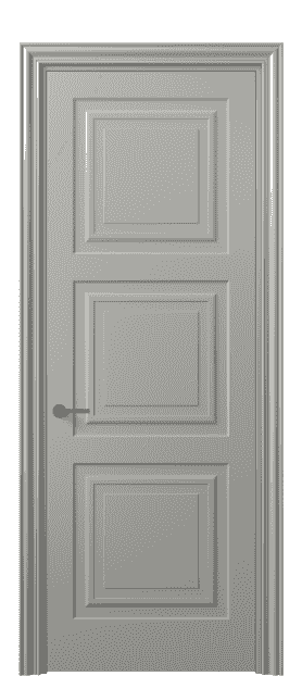 Дверь межкомнатная 8431 МНСР . Цвет Матовый нейтральный серый. Материал Гладкая эмаль. Коллекция Mascot. Картинка.