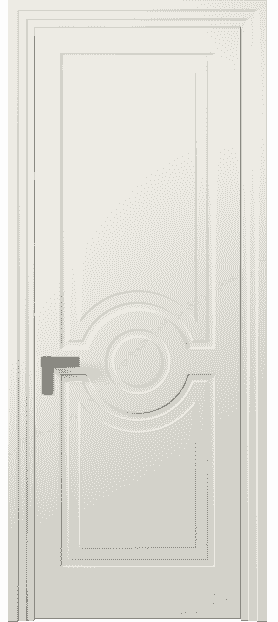Дверь межкомнатная 8361 МЖМ. Цвет Матовый жемчужный. Материал Гладкая эмаль. Коллекция Rocca. Картинка.