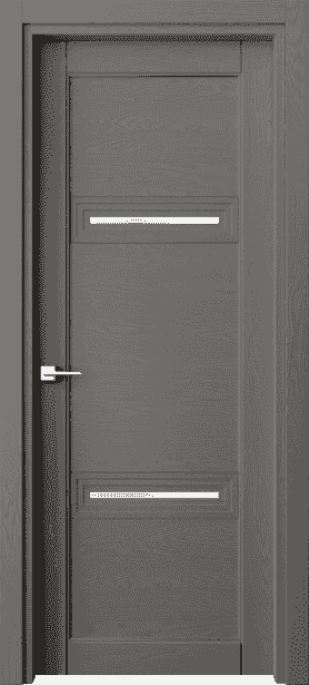 Дверь межкомнатная 6113 ДКЛС САТ. Цвет Дуб классический серый. Материал Массив дуба эмаль. Коллекция Ego. Картинка.