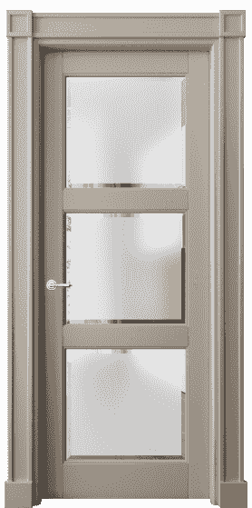 Дверь межкомнатная 6310 ББСК САТ-Ф. Цвет Бук бисквитный. Материал Массив бука эмаль. Коллекция Toscana Plano. Картинка.