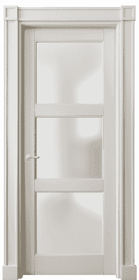 Дверь межкомнатная 6310 БОС САТ. Цвет Бук облачный серый. Материал Массив бука эмаль. Коллекция Toscana Elegante. Картинка.