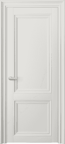 Дверь межкомнатная 2523 МСР. Цвет Матовый серый. Материал Гладкая эмаль. Коллекция Centro. Картинка.