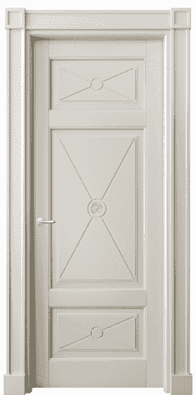 Дверь межкомнатная 6367 БОС. Цвет Бук облачный серый. Материал Массив бука эмаль. Коллекция Toscana Litera. Картинка.