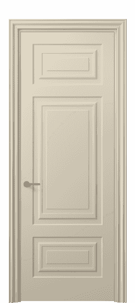 Дверь межкомнатная 8421 ММЦ . Цвет Матовый марципановый. Материал Гладкая эмаль. Коллекция Mascot. Картинка.