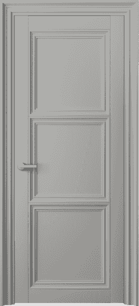 Дверь межкомнатная 2503 МНСР. Цвет Матовый нейтральный серый. Материал Гладкая эмаль. Коллекция Centro. Картинка.