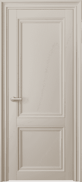 Дверь межкомнатная 2523 МСБЖ. Цвет Матовый светло-бежевый. Материал Гладкая эмаль. Коллекция Centro. Картинка.