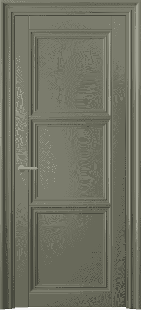 Дверь межкомнатная 2503 МОТ. Цвет Матовый оливковый тёмный. Материал Гладкая эмаль. Коллекция Centro. Картинка.