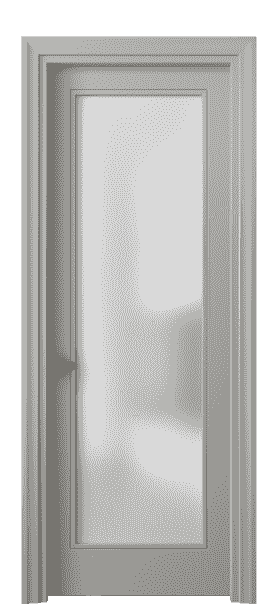 Дверь межкомнатная 8502 МНСР САТ. Цвет Матовый нейтральный серый. Материал Гладкая эмаль. Коллекция Esse. Картинка.
