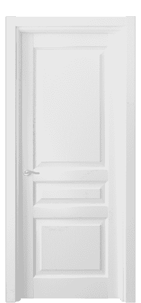 Дверь межкомнатная 0711 ББЛ. Цвет Бук белоснежный. Материал Массив бука эмаль. Коллекция Lignum. Картинка.