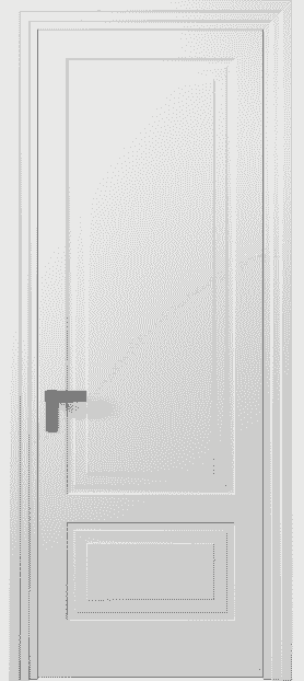 Дверь межкомнатная 8341 МБЛ. Цвет Матовый белоснежный. Материал Гладкая эмаль. Коллекция Rocca. Картинка.