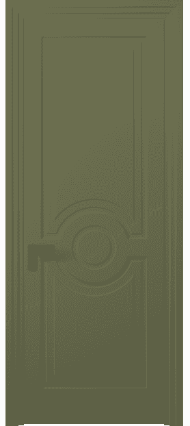 Дверь межкомнатная 8361 Тростниково-зелёный RAL 6013. Цвет Тростниково-зелёный RAL 6013. Материал Гладкая эмаль. Коллекция Rocca. Картинка.