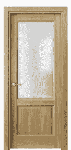 Дверь межкомнатная 1422 МЕЯ САТ. Цвет Медовый ясень. Материал Ciplex ламинатин. Коллекция Galant. Картинка.