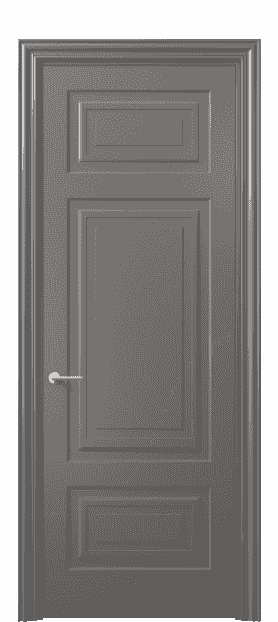 Дверь межкомнатная 8421 МКЛС . Цвет Матовый классический серый. Материал Гладкая эмаль. Коллекция Mascot. Картинка.