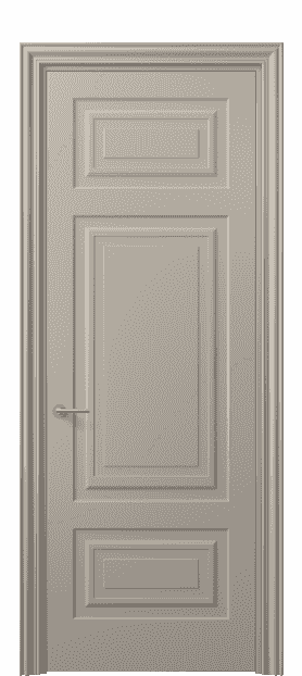 Дверь межкомнатная 8421 МБСК . Цвет Матовый бисквитный. Материал Гладкая эмаль. Коллекция Mascot. Картинка.