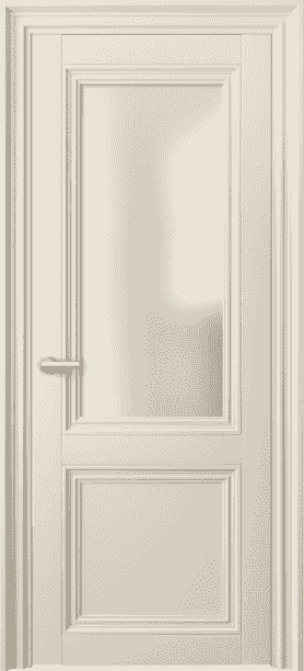 Дверь межкомнатная 2524 ММЦ САТ. Цвет Матовый марципановый. Материал Гладкая эмаль. Коллекция Centro. Картинка.