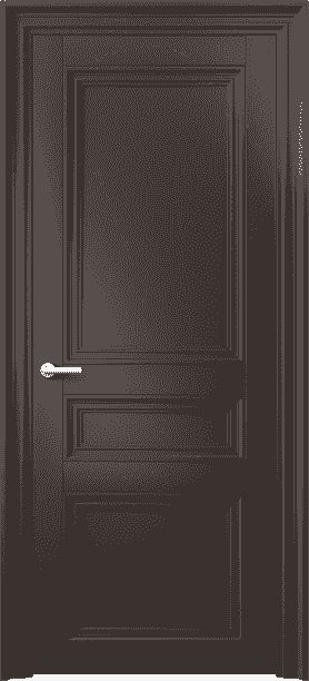 Дверь межкомнатная 2537 МАН. Цвет Матовый антрацит. Материал Гладкая эмаль. Коллекция Centro. Картинка.