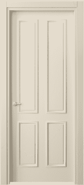 Дверь межкомнатная 8131 ММЦ. Цвет Матовый марципановый. Материал Гладкая эмаль. Коллекция Paris. Картинка.