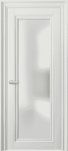 Дверь межкомнатная 2502 МСР САТ. Цвет Матовый серый. Материал Гладкая эмаль. Коллекция Centro. Картинка.