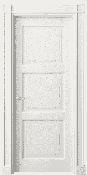 Дверь межкомнатная 6329 БС. Цвет Бук серый. Материал Массив бука эмаль. Коллекция Toscana Elegante. Картинка.