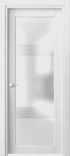 Дверь межкомнатная 6112 ДБС . Цвет Дуб белоснежный. Материал Массив дуба эмаль. Коллекция Ego. Картинка.