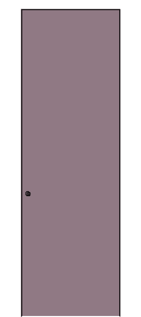 Дверь межкомнатная 0010 АКП Пастельно-фиолетовый RAL 4009. Цвет Пастельно-фиолетовый RAL 4009. Материал Гладкая эмаль. Коллекция Planum Pro. Картинка.