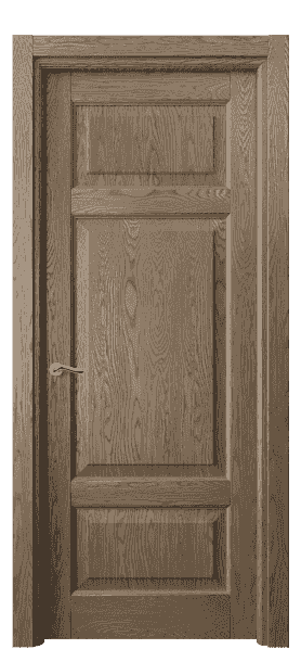Дверь межкомнатная 0721 ДММ.Б. Цвет Дуб мраморный брашированный. Материал Массив дуба брашированный. Коллекция Lignum. Картинка.