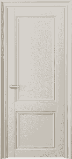 Дверь межкомнатная 2523 МОС. Цвет Матовый облачно-серый. Материал Гладкая эмаль. Коллекция Centro. Картинка.
