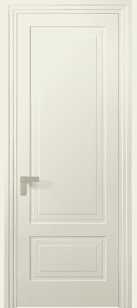 Дверь межкомнатная 8341 ММБ. Цвет Матовый молочно-белый. Материал Гладкая эмаль. Коллекция Rocca. Картинка.