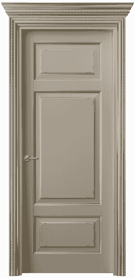 Дверь межкомнатная 6221 ББСКП. Цвет Бук бисквитный с позолотой. Материал  Массив бука эмаль с патиной. Коллекция Royal. Картинка.
